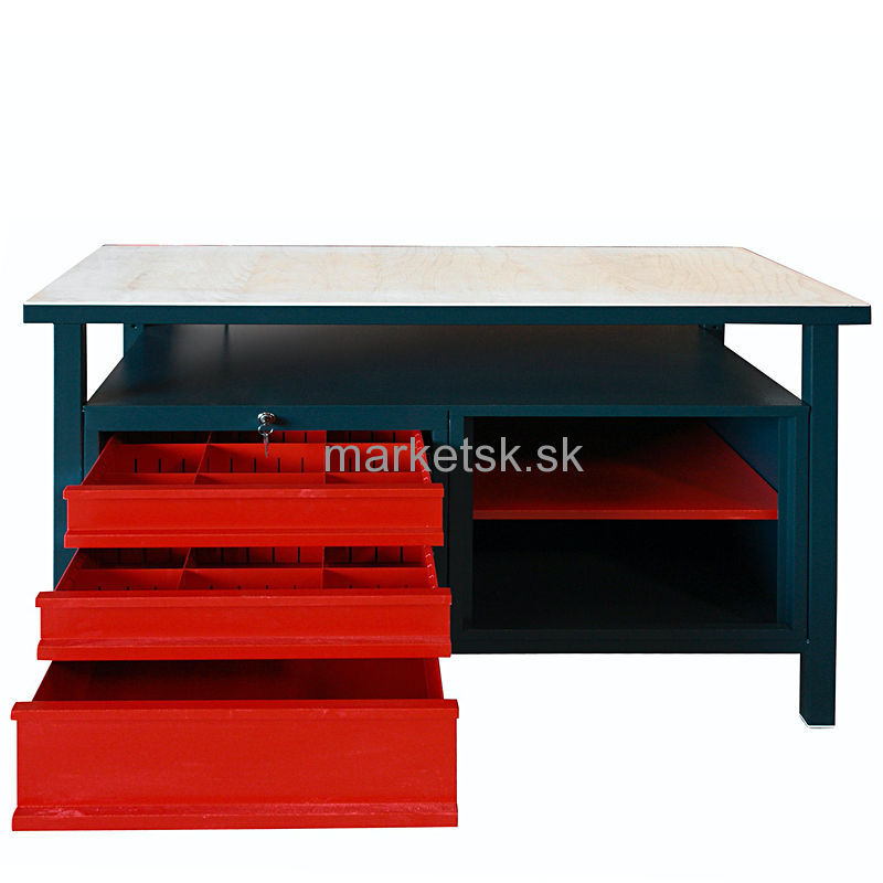 Dielenský pracovný stôl PS004 - 119 x 60 x 85 cm